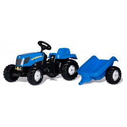 NEW HOLLAND TRAKTORI + PERÄVAUNU