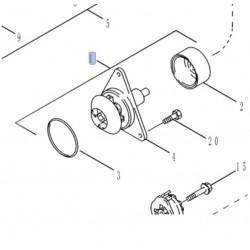 Vesipumpun korjaussarja, 87308650